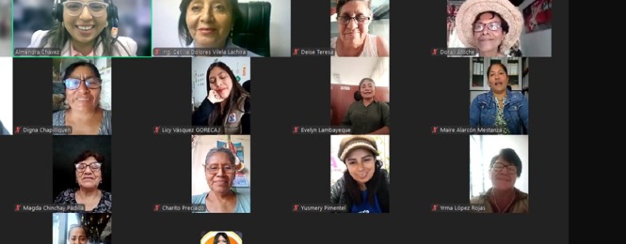 REUNIÓN MESA MULTIACTOR MUJERES EMPRENDEDORAS Y EMPRESARIAS REGIÓN CAJAMARCA